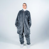 Dark gray Plain Onesie